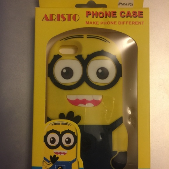 ✅Add-on✅ Minions 3D Silicone iPhone 5/5s Case - Picture 2 of 6